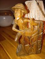 Beeldje hand gesneden  bali/Indonesië, Ophalen of Verzenden, Gebruikt, Mens
