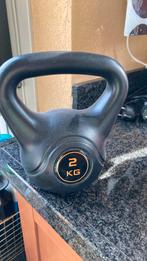 Kettlebell 2 kg - Fitnessmateriaal, Sport en Fitness, Ophalen of Verzenden, Gebruikt, Armen, Kettlebell