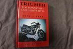 Triumph T140 Bonneville derivatives 1973-1988 by Roy Bacon, Ophalen of Verzenden, Zo goed als nieuw