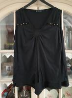 4.. zgan zwarte tuniek maat 48, Ophalen of Verzenden, Zo goed als nieuw, Zwart, Blouse of Tuniek