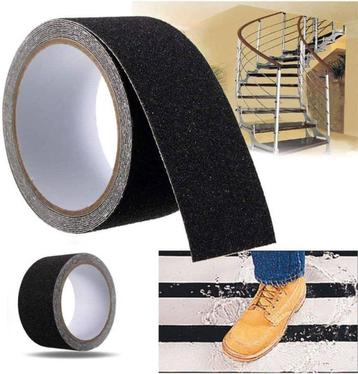Antislip tape - 50 mm x 5 meter - extra grip - zwart beschikbaar voor biedingen