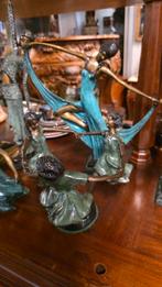 22 bronzen beelden € 1000, Antiek en Kunst, Kunst | Beelden en Houtsnijwerken, Ophalen of Verzenden
