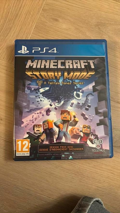Minecraft Story Mode, Spelcomputers en Games, Games | Sony PlayStation 4, Zo goed als nieuw, Overige genres, 1 speler, Vanaf 12 jaar