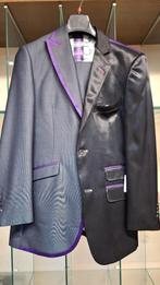 Uniek grijs/zwart op maat gemaakt kostuum maat 48, Kleding | Heren, Kostuums en Colberts, Maat 48/50 (M), Nieuw, Ophalen of Verzenden
