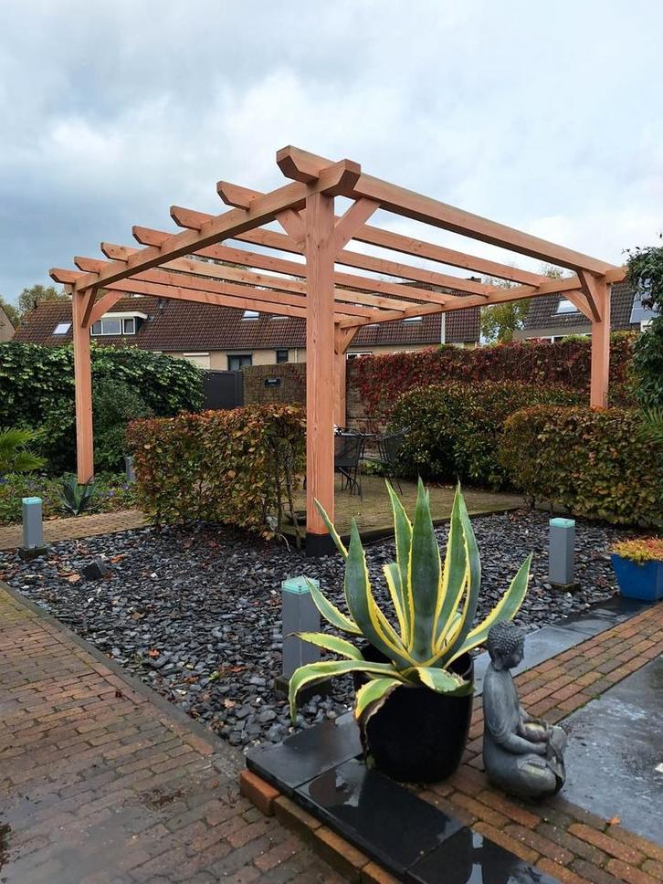Op maat gemaakte Douglas houten pergola, Tuin en Terras, Overkappingen, Nieuw, Overige typen, Ophalen of Verzenden