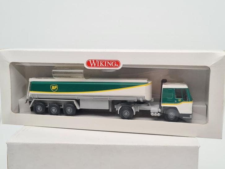 BP tankwagen Volvo FL10 truck - Wiking 1/87, Hobby en Vrije tijd, Modelauto's | 1:87, Zo goed als nieuw, Bus of Vrachtwagen, Wiking