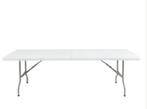 1x Klaptafel 244 cm wit - Bolero, Ophalen, Nieuw, Rechthoekig, Kunststof