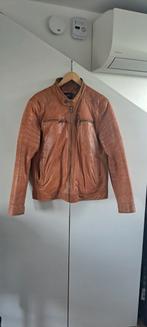 Bruine leren jas, echt leder! Maat 48, Ophalen of Verzenden, Gedragen, Maat 48/50 (M), Bruin