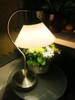 bureaulamp nachtkastje 360 graden draaibaar glazen kap, Ophalen of Verzenden, Zo goed als nieuw, Glas, Minder dan 50 cm