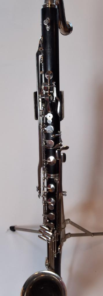 Noblet Basklarinet Laag Es, Muziek en Instrumenten, Blaasinstrumenten | Klarinetten, Gebruikt, Es-klarinet, Hout, Met koffer, Ophalen