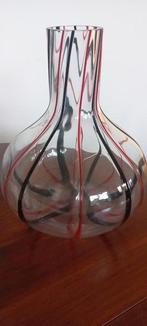 Vaas Glas Handgemaakt, Antiek en Kunst, Antiek | Glas en Kristal, Ophalen of Verzenden