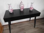 ALS NIEUW  ZWARTE SIDE TAFEL., Huis en Inrichting, Tafels | Sidetables, Ophalen, 50 tot 100 cm, Zo goed als nieuw, 25 tot 50 cm
