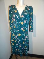 King Louie stretch jurk aparte print met bloemen L, Maat 42/44 (L), Ophalen of Verzenden, Zo goed als nieuw, Knielengte