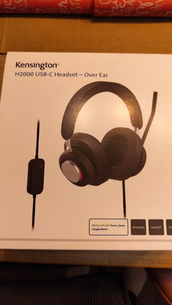 Kensington H2000 USB-C Over-Ear Headset, Audio, Tv en Foto, Koptelefoons, Nieuw, Op oor (supra aural), Overige merken, Ophalen of Verzenden
