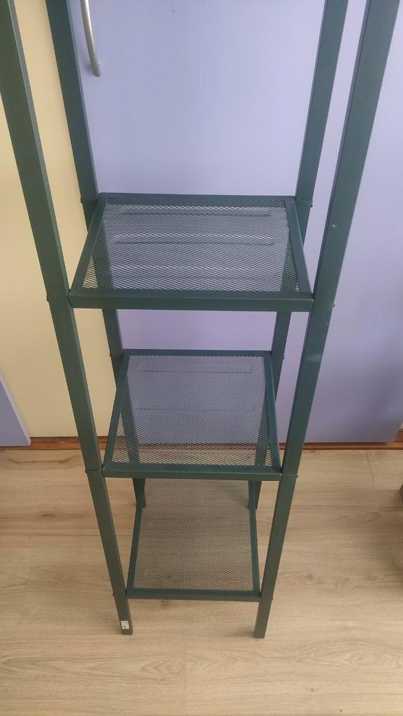 Ikea Lerberg stellingkast- donkergrijs, Huis en Inrichting, Kasten | Stellingkasten, Zo goed als nieuw, Ophalen