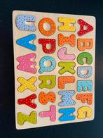 Letterpuzzel, Kinderen en Baby's, Speelgoed | Kinderpuzzels, Ophalen, Gebruikt, Van hout