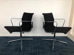 Vitra Eames EA108 zwart hopsak/chroom design draaibaar, Ophalen, Zwart, Zo goed als nieuw, Metaal