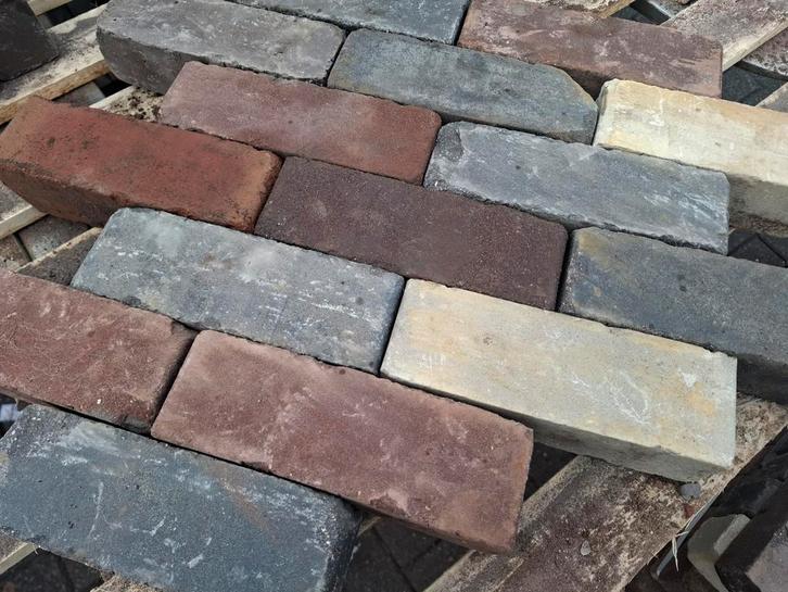 Restpartij gebakken dikformaten mix., Tuin en Terras, Tegels en Klinkers, Nieuw, Klinkers, Keramiek, 5 tot 10 m², Ophalen