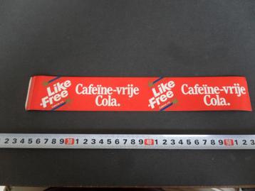 sticker LIKE FREE Cafeïne-vrije Cola  beschikbaar voor biedingen