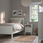 Ikea Idänäs Eenpersoonsbed met Lades, Huis en Inrichting, Slaapkamer | Bedden, Ophalen, 90 cm, Eenpersoons, Wit