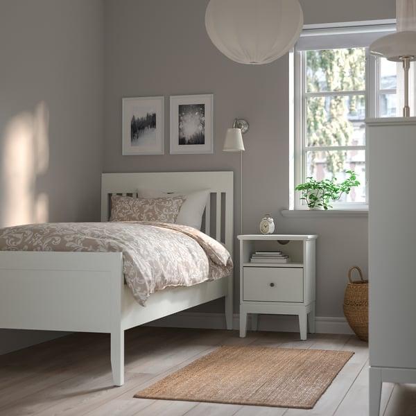Ikea Idänäs Eenpersoonsbed met Lades, Huis en Inrichting, Slaapkamer | Bedden, Zo goed als nieuw, Eenpersoons, 90 cm, 200 cm, Hout