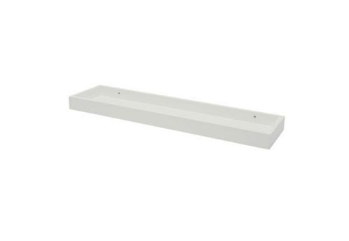 Zwevende wandplank wit verdiept 40 cm, Huis en Inrichting, Woonaccessoires | Wandplanken en Boekenplanken, Nieuw, Ophalen of Verzenden