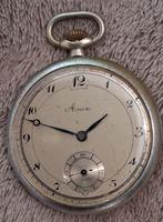 zakhorloge Ancre 3 sterren ADJ. werkend met secondewijzer, Sieraden, Tassen en Uiterlijk, Verzenden, Zilver, Overige merken