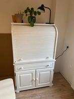 Gratis wit houten bureau met stoel - snel ophalen!, Huis en Inrichting, Kasten | Secretaires, Ophalen, Gebruikt