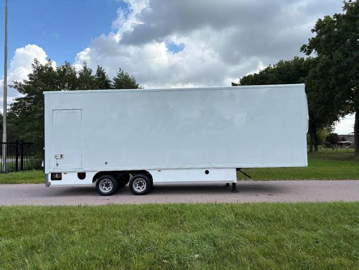 VELDHUIZEN Be oplegger 8 TON met laadklep 1000 kg (bj 2008), Auto's, Vrachtwagens, Bedrijf, Te koop, Aanhangers en Opleggers, Overige brandstoffen