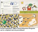 KINDERZEGEL AKTIE, pinguïn kaartenset  1986, Ophalen of Verzenden, 1980 tot heden, Ongelopen, Overige thema's