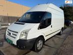 Ford Transit 350L 2.2 TDCI Ambiente HD DC, Auto's, Bestelauto's, Gebruikt, Zwart, 4 cilinders, Wit