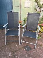 Tuinstoel - Aluminium & Textileen - Inklapbaar, Tuin en Terras, Tuinstoelen, Ophalen, Nieuw, Aluminium, Inklapbaar