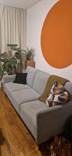 Grijze 3-zits IKEA bank, Huis en Inrichting, Banken | Bankstellen, Ophalen, Gebruikt, 150 tot 200 cm, Driepersoons