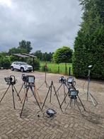 Partij Bouwlampen, werklampen met statieven, Doe-het-zelf en Verbouw, Bouwverlichting, Ophalen, Overige typen, Met statief, Zo goed als nieuw