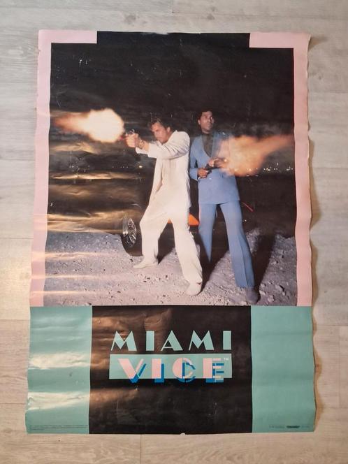 Vintage "miami vice" poster, Verzamelen, Posters, Zo goed als nieuw, Rechthoekig Staand, Ophalen