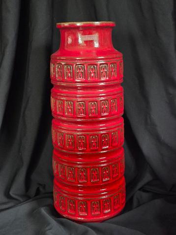 Grote Vloer Vaas Scheurich 268-51 west germany Rood beschikbaar voor biedingen