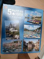 King 5x 1000 stukjes puzzels + posters, Ophalen, 500 t/m 1500 stukjes, Gebruikt, Legpuzzel