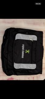 Kledingtas Reistas zwart canvas zgan  Chameleon, Ophalen of Verzenden, Zo goed als nieuw, Zwart, 30 cm of meer