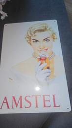 Amstel Bier Emaille Reclamebord, Antiek en Kunst, Ophalen of Verzenden