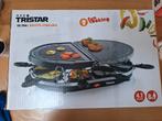 Tristar - raclette/steengrill voor 8 personen, Witgoed en Apparatuur, Gourmetstellen, Ophalen of Verzenden, Zo goed als nieuw
