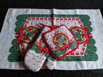 Kerst handdoek, ovenwant en pannenlap, Ophalen of Verzenden, Nieuw, Overige kleuren, Overige typen
