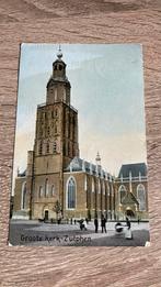 Oude ansichtkaart Zutphen 1907 Groote Kerk, Ophalen of Verzenden, Voor 1920, Gelopen, Gelderland