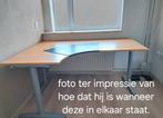 Bureau, Huis en Inrichting, Bureaus, Ophalen, In hoogte verstelbaar, Gebruikt, Bureau