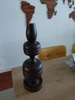 Lampstandaard massief hout, Huis en Inrichting, Lampen | Vloerlampen, Ophalen of Verzenden, Hout, Minder dan 100 cm
