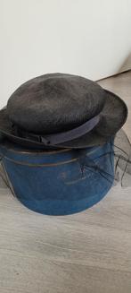 Elegante zwarte hoed met voile, Kleding | Dames, Hoeden en Petten, Hoed, One size fits all, Ophalen of Verzenden, Onbekend