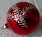 Vintage glazen kerstbal, Diversen, Kerst, Ophalen of Verzenden