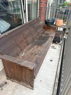 Steigerhouten tuinbank, Tuin en Terras, Ophalen, Gebruikt, Hout