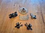 Groepset Shimano XT M-8000 2x11 speed, Fietsen en Brommers, Fietsonderdelen, Zo goed als nieuw, Shimano XT, Derailleur of Ketting