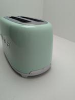 SMEG Broodrooster TSF02PGEU 2x4 pastelgroen - nieuw, Witgoed en Apparatuur, Info@mystore.nl, Verzenden, Nieuw, Uitneembare kruimellade