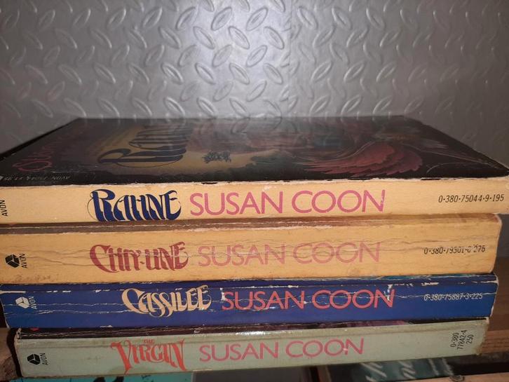 Susan Coon Boeken Set - Rahne, Chiyune, Cassilee, The Virgin, Boeken, Fantasy, Gelezen, Ophalen of Verzenden